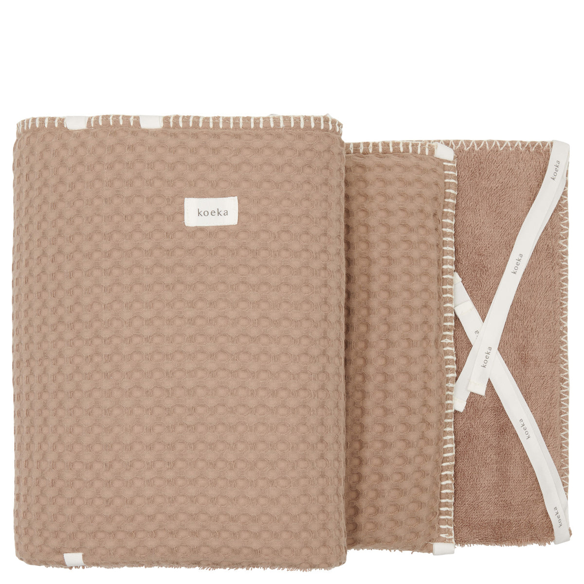 Laufstallumrandung 180 × 30 cm Waffelstoff – Koeka Amsterdam