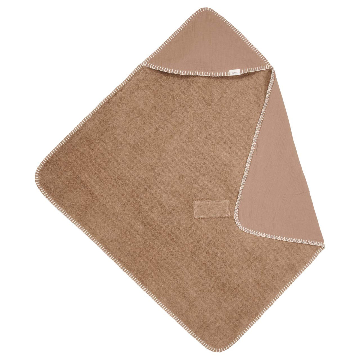 Baby-Einschlagtuch 100x100 aus Musselin, gefüttert – Koeka Faro