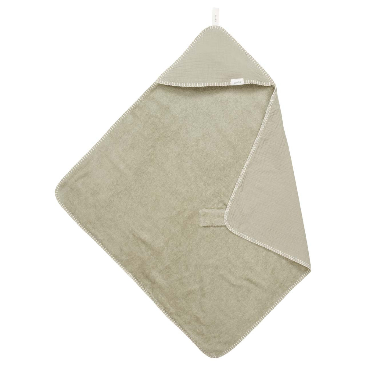 Baby-Einschlagtuch 100x100 aus Musselin, gefüttert – Koeka Faro