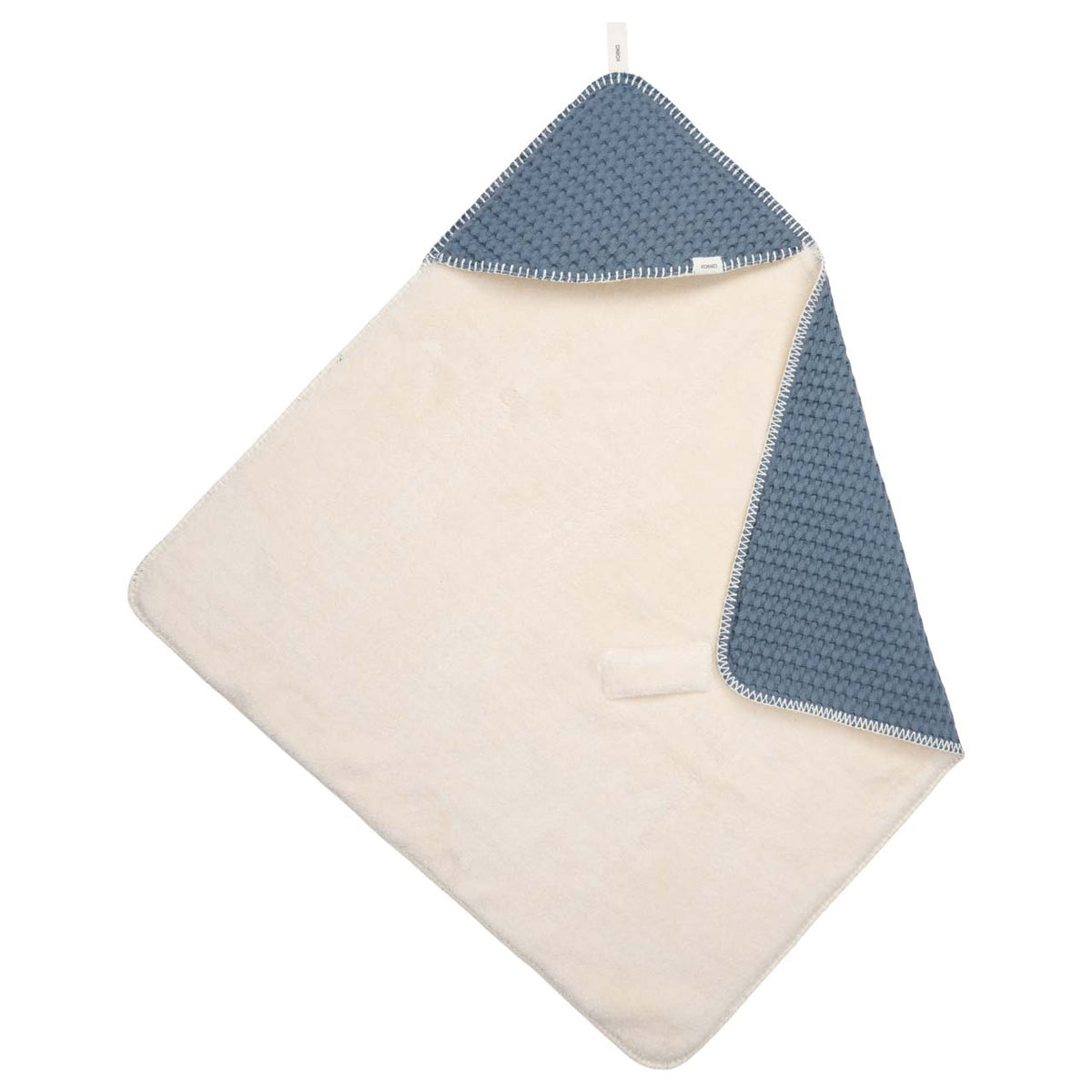 Einschlagdecke mit Teddyfutter und Kapuze 100 × 100 cm – Koeka Oslo