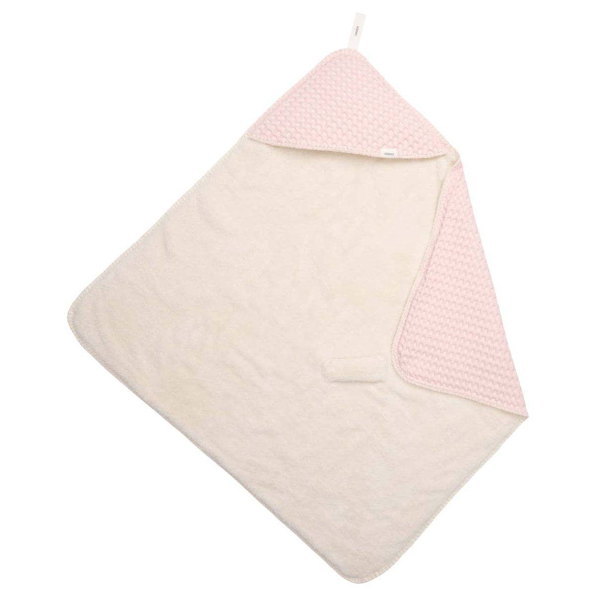 Einschlagdecke mit Teddyfutter und Kapuze 100 × 100 cm – Koeka Oslo