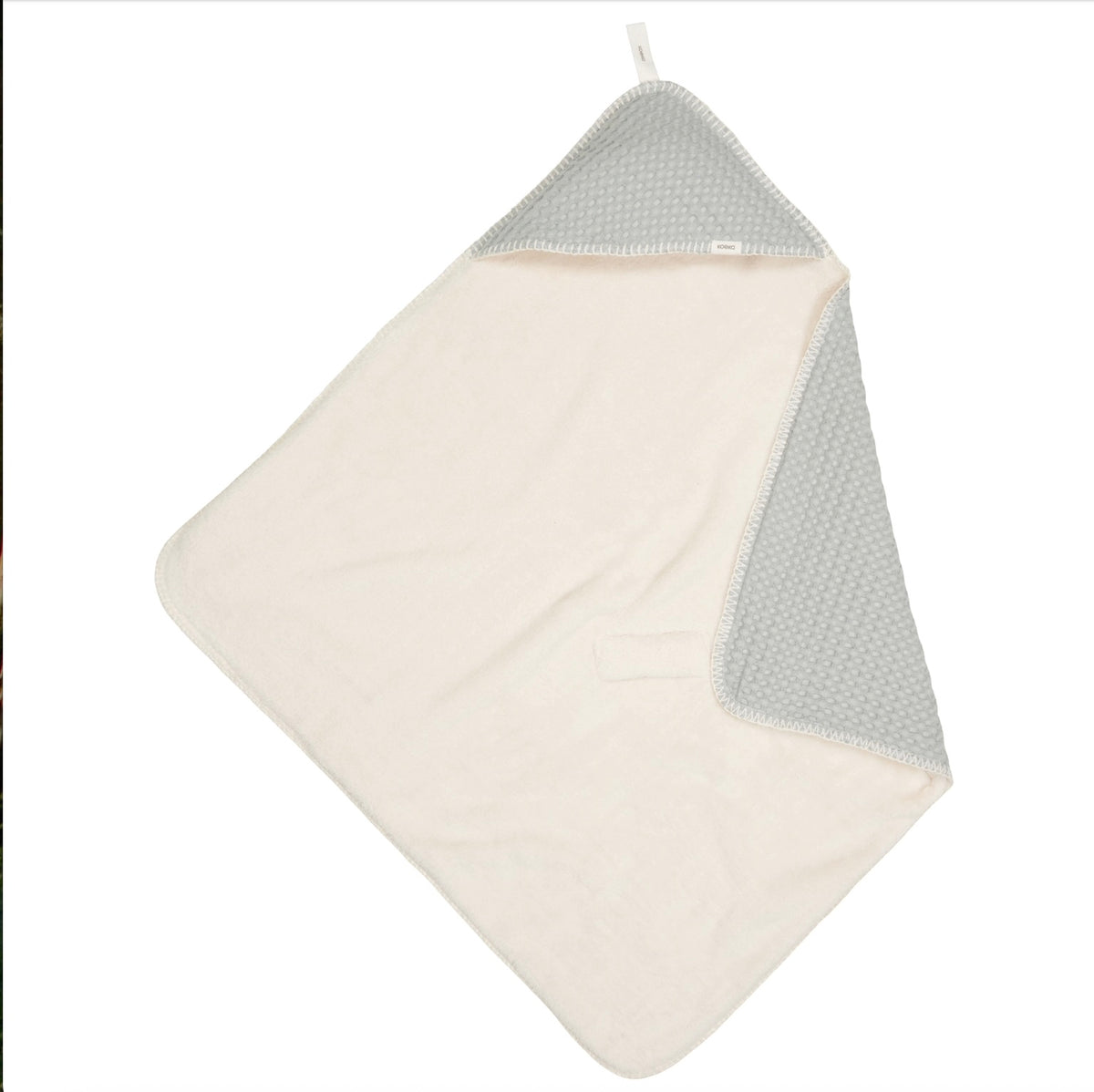Einschlagdecke mit Teddyfutter und Kapuze 100 × 100 cm – Koeka Oslo