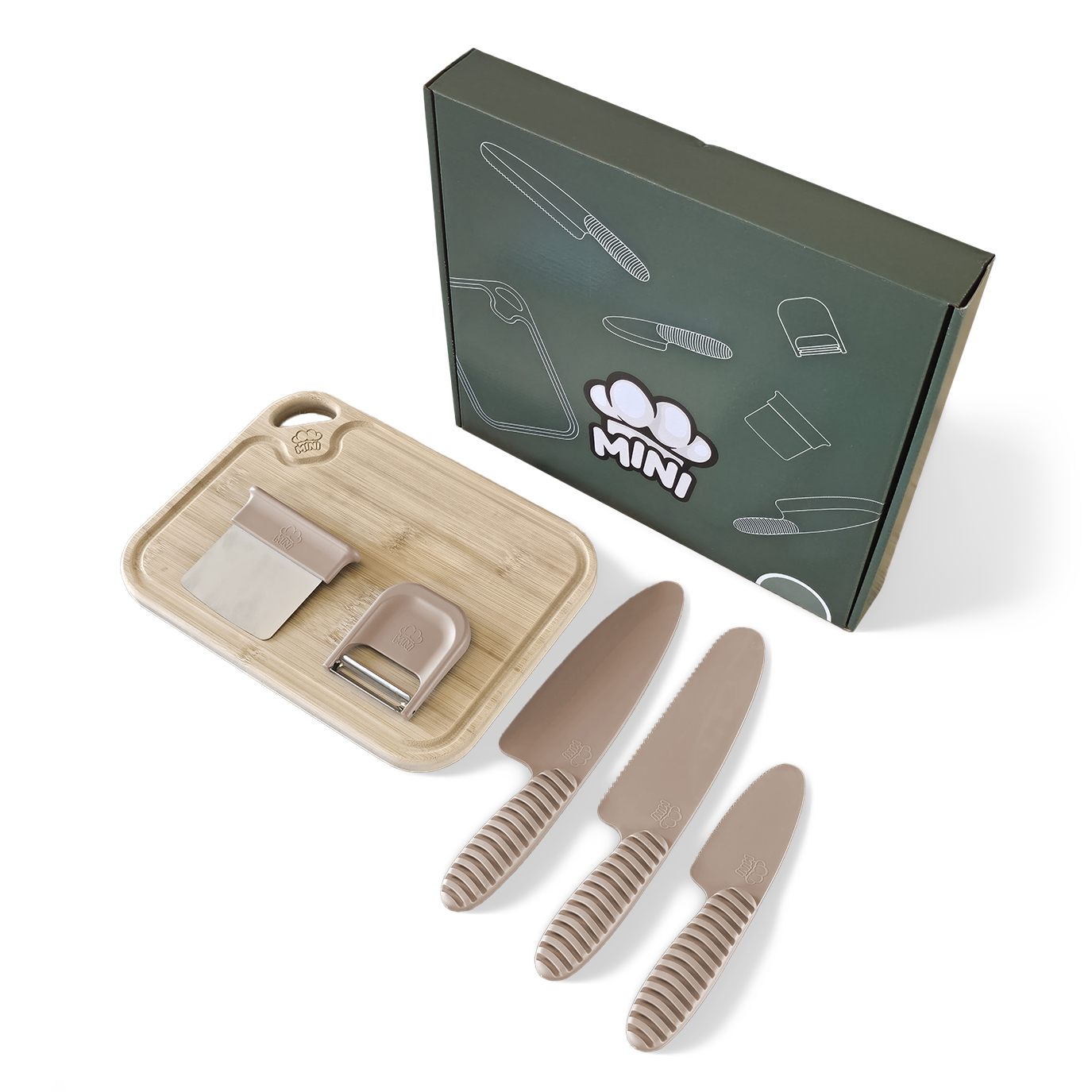 MINI Küchenset – Kindermesser Set für kleine Köche