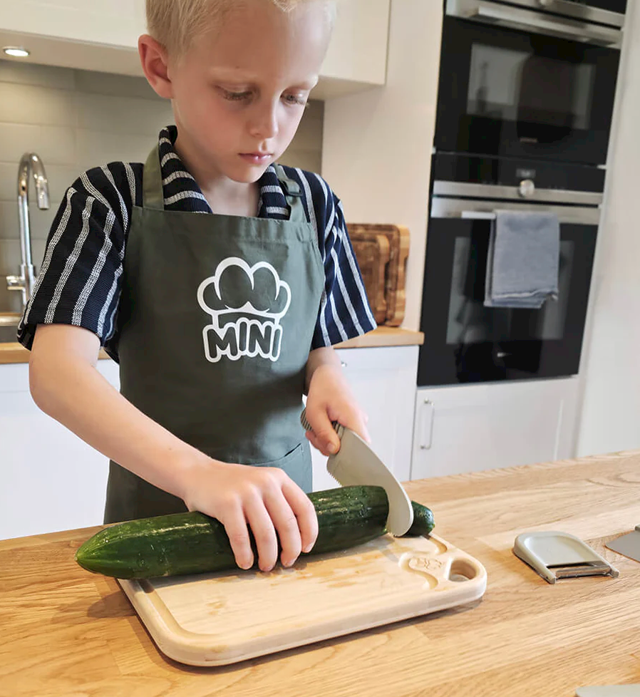 MINI Küchenset – Kindermesser Set für kleine Köche
