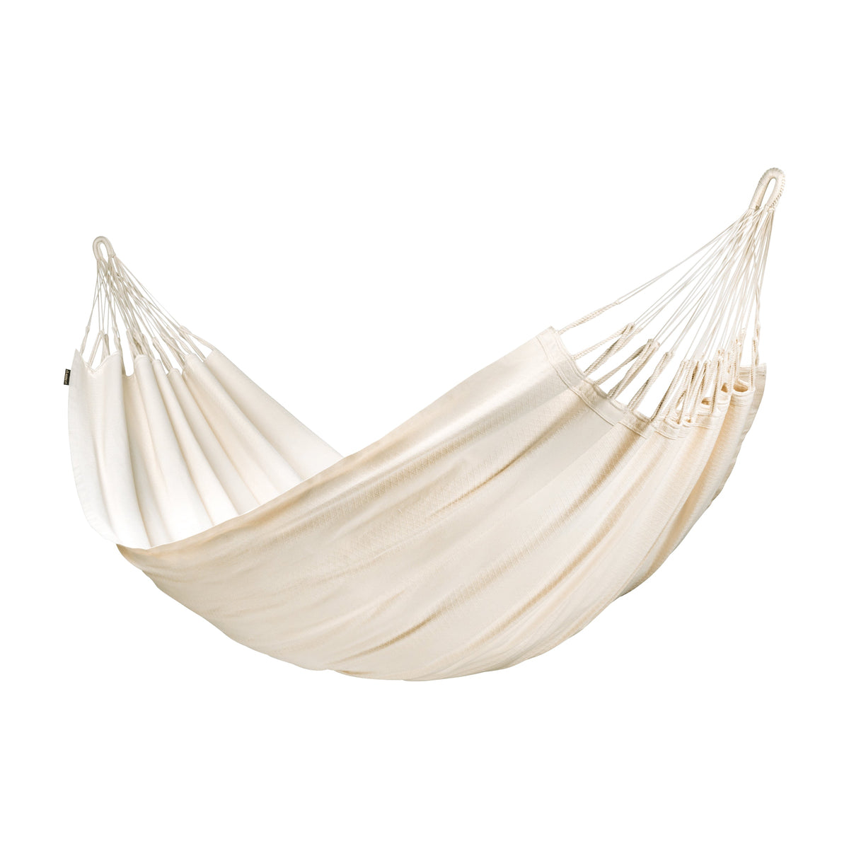 Doppel-Hängematte LA SIESTA Modesta Latte aus Bio-Baumwolle