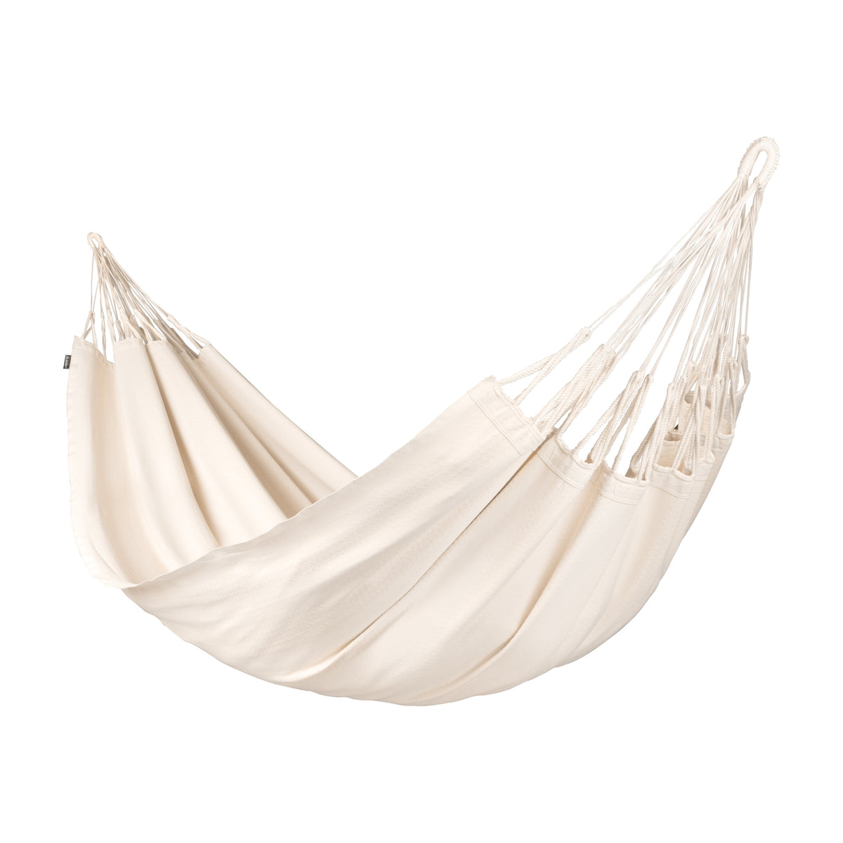Kingsize-Hängematte LA SIESTA Modesta Latte aus Bio-Baumwolle