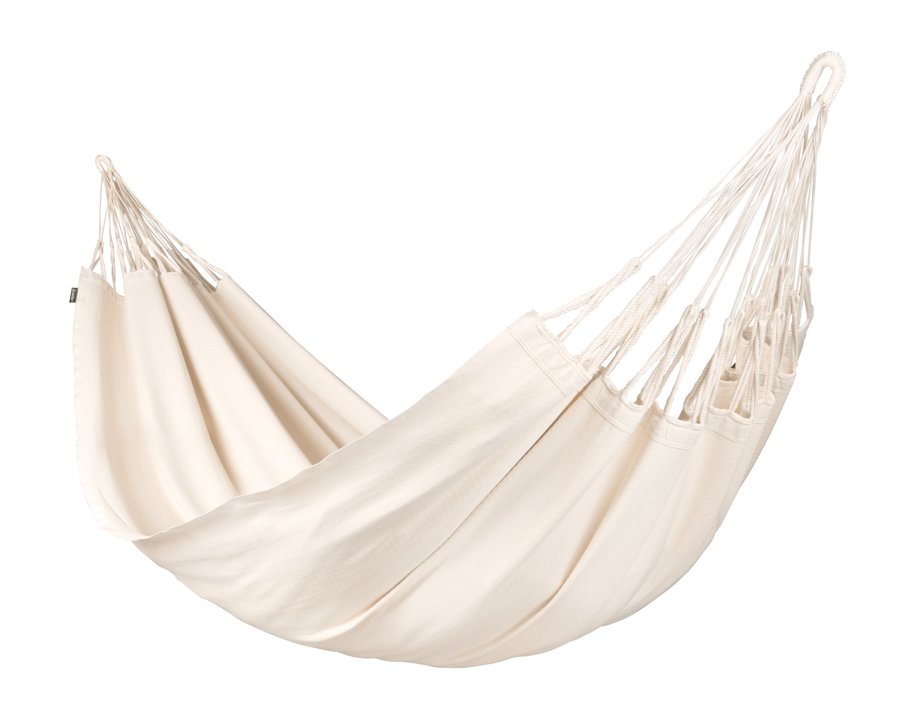 Kingsize-Hängematte LA SIESTA Modesta Latte aus Bio-Baumwolle