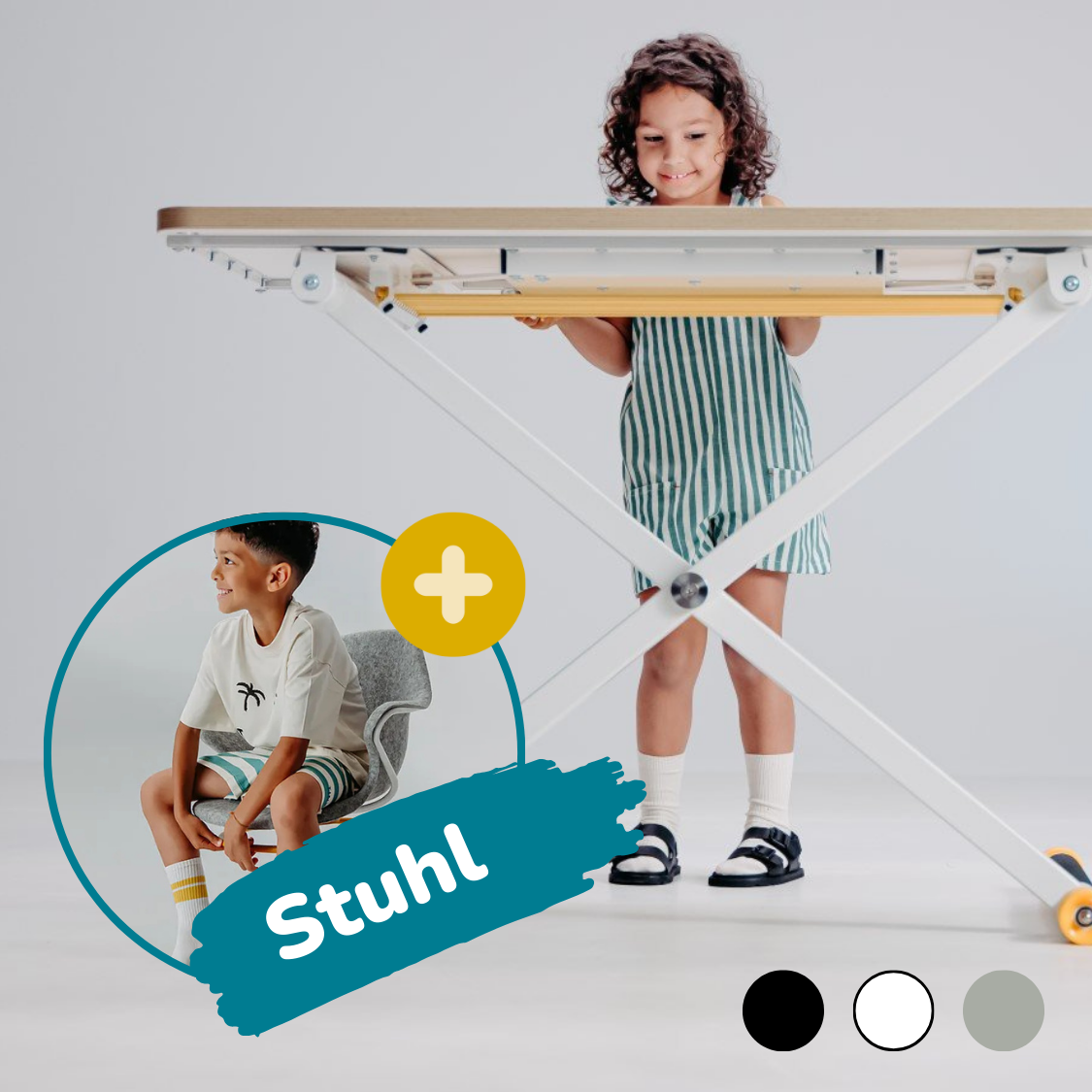 Poptop Startstudio - Kinderschreibtisch & Stuhl