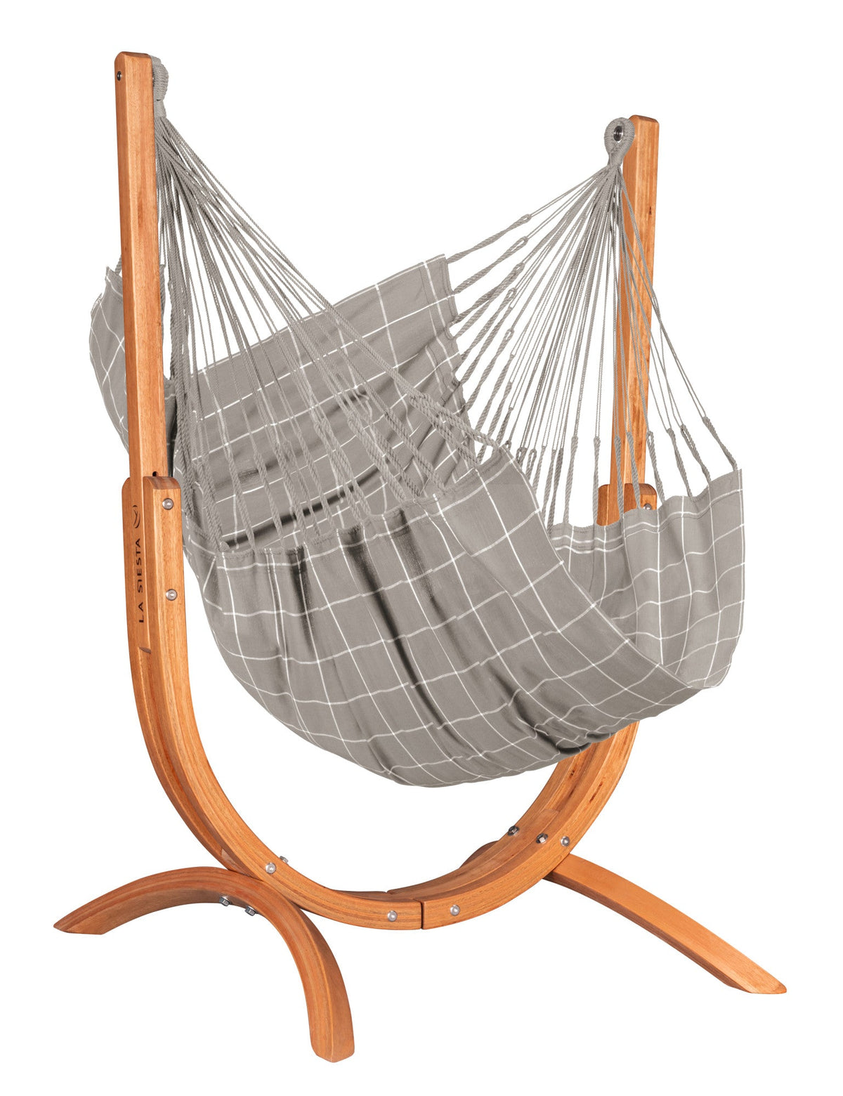 LA SIESTA Udine Hängesessel mit Gestell in Almond