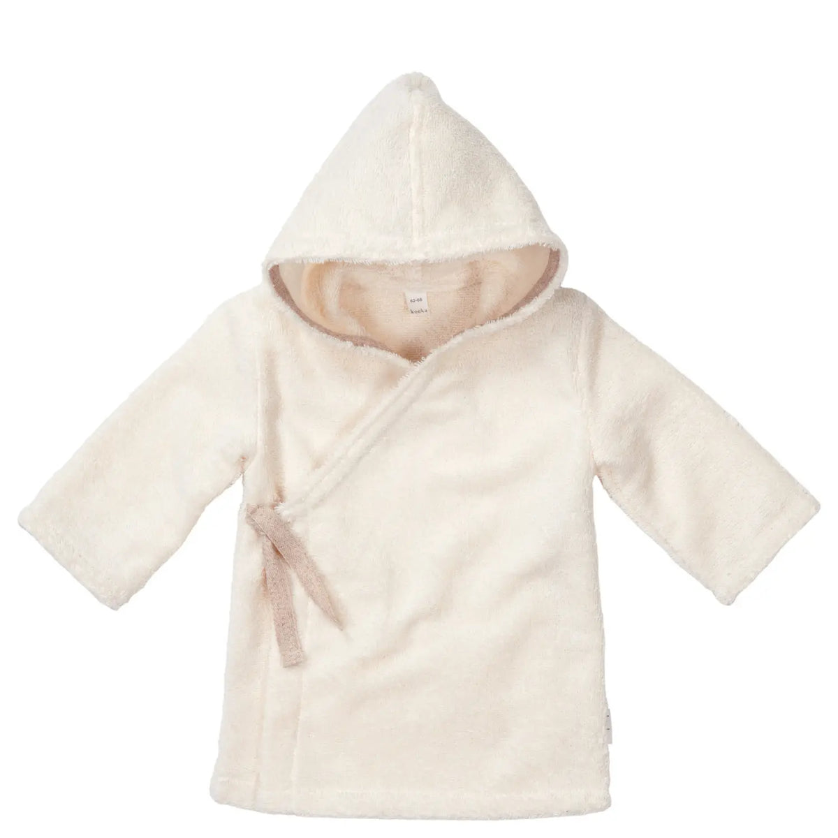 Baby Bademantel mit Kapuze – Dijon Daily von Koeka Warm White / 62/68