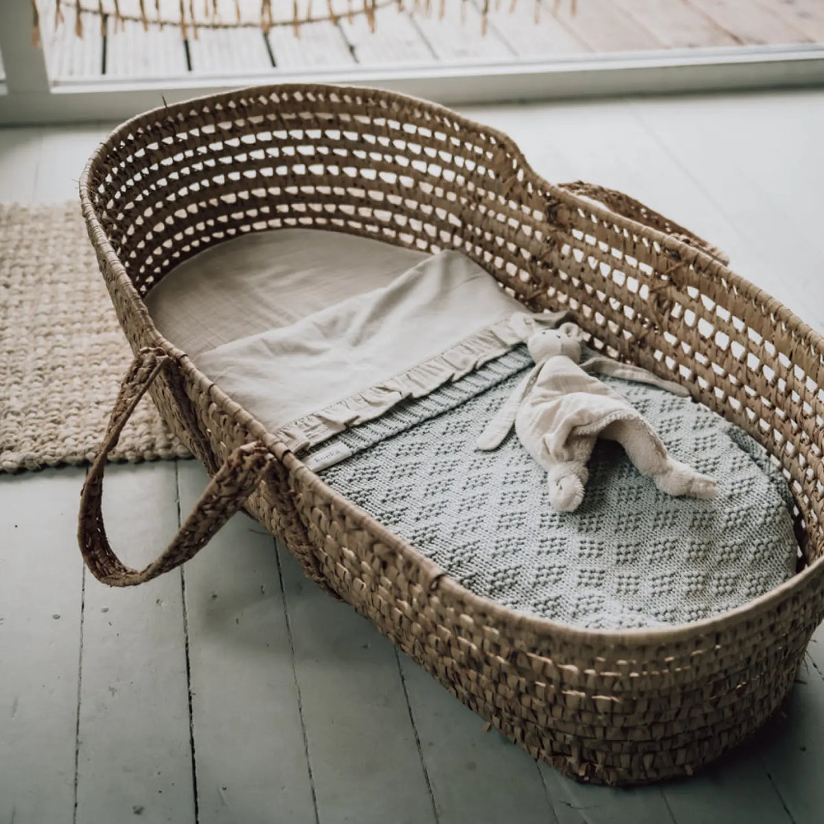 Baby Spannbettlaken 40x80 & Laken Set – Koeka Ruffle Far