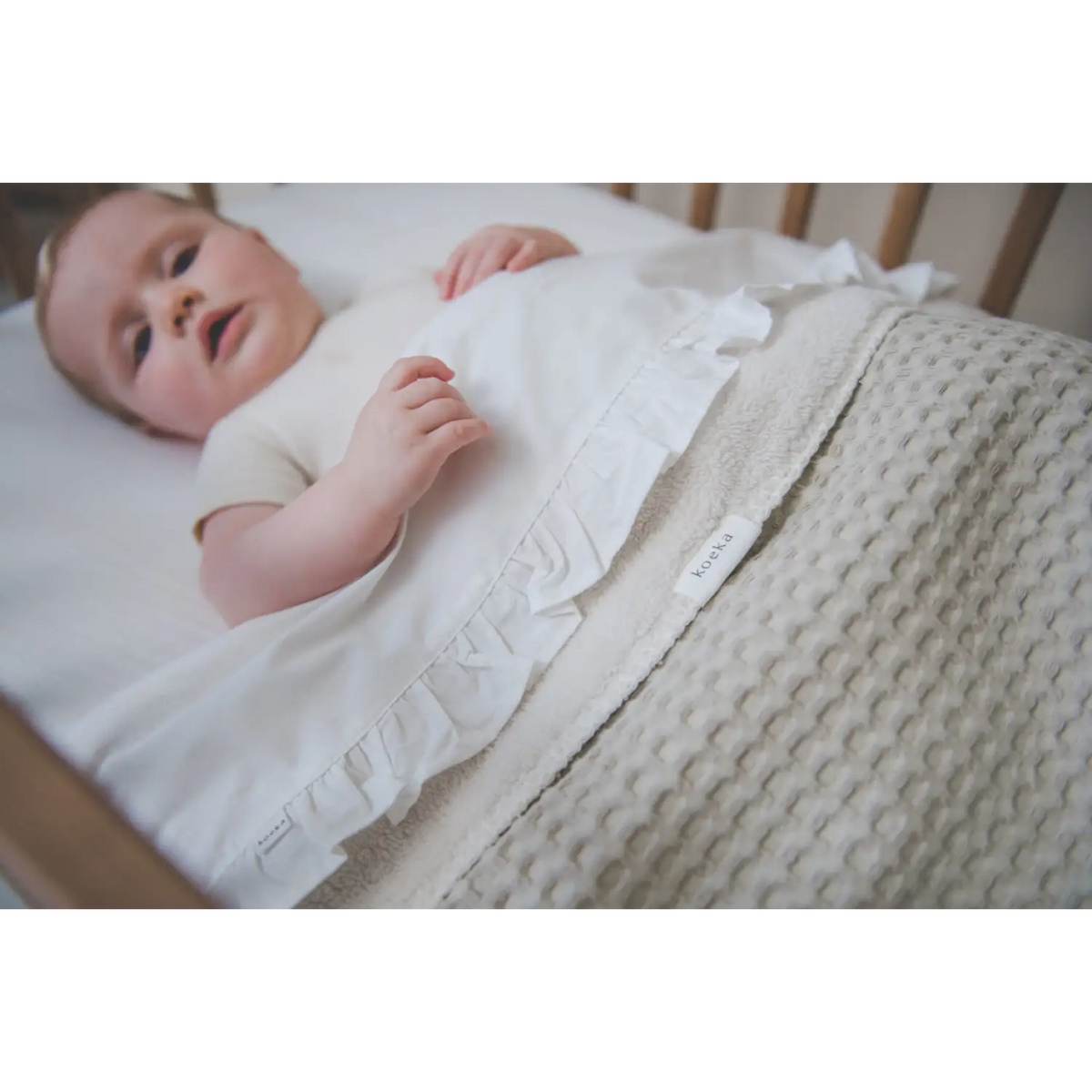 Babydecke aus Baumwoll-Waffelstoff – Koeka Amsterdam
