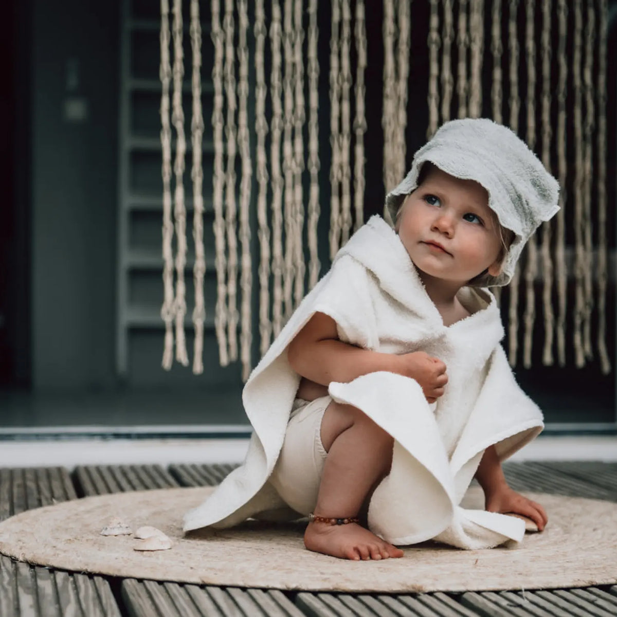 Badeponcho Baby – Dijon Daily aus Frottee