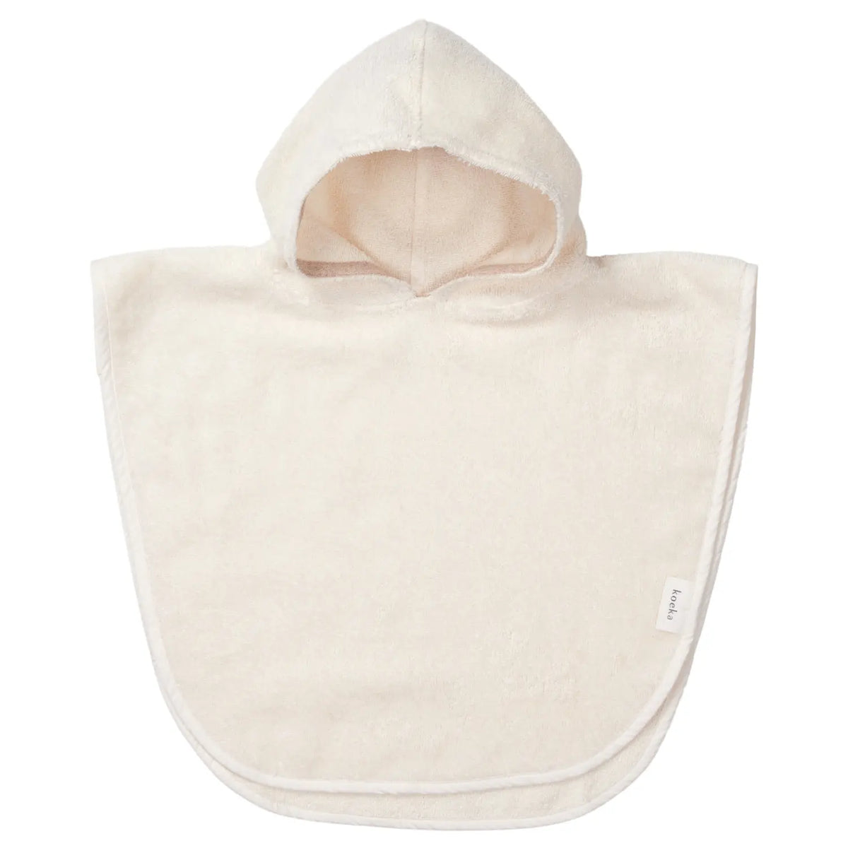 Badeponcho Baby – Dijon Daily aus Frottee Warm White / 74/80