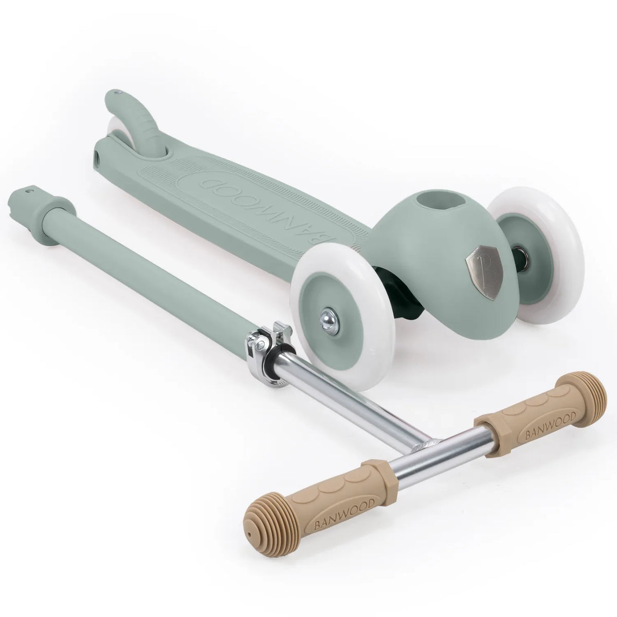 Banwood Eco Scooter Clay – zusammengeklappt