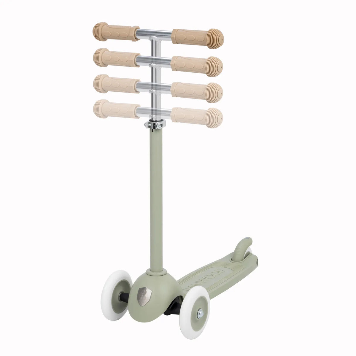 Banwood Eco Scooter Olive – verstellbare Lenkerhöhe