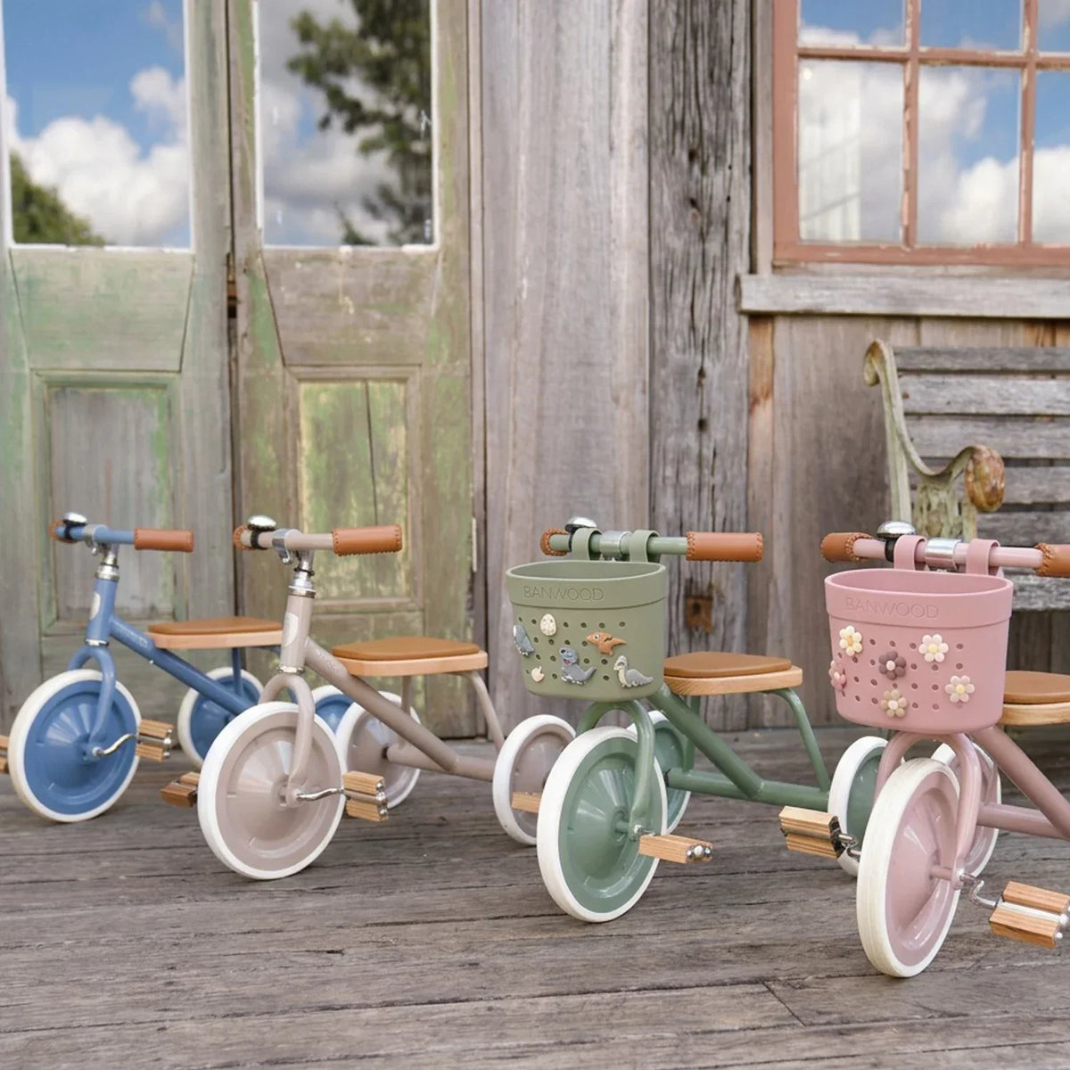 Fahrradkorb Kinder Dusty Rose – Banwood Pin & Ride Korb, Ansicht 8