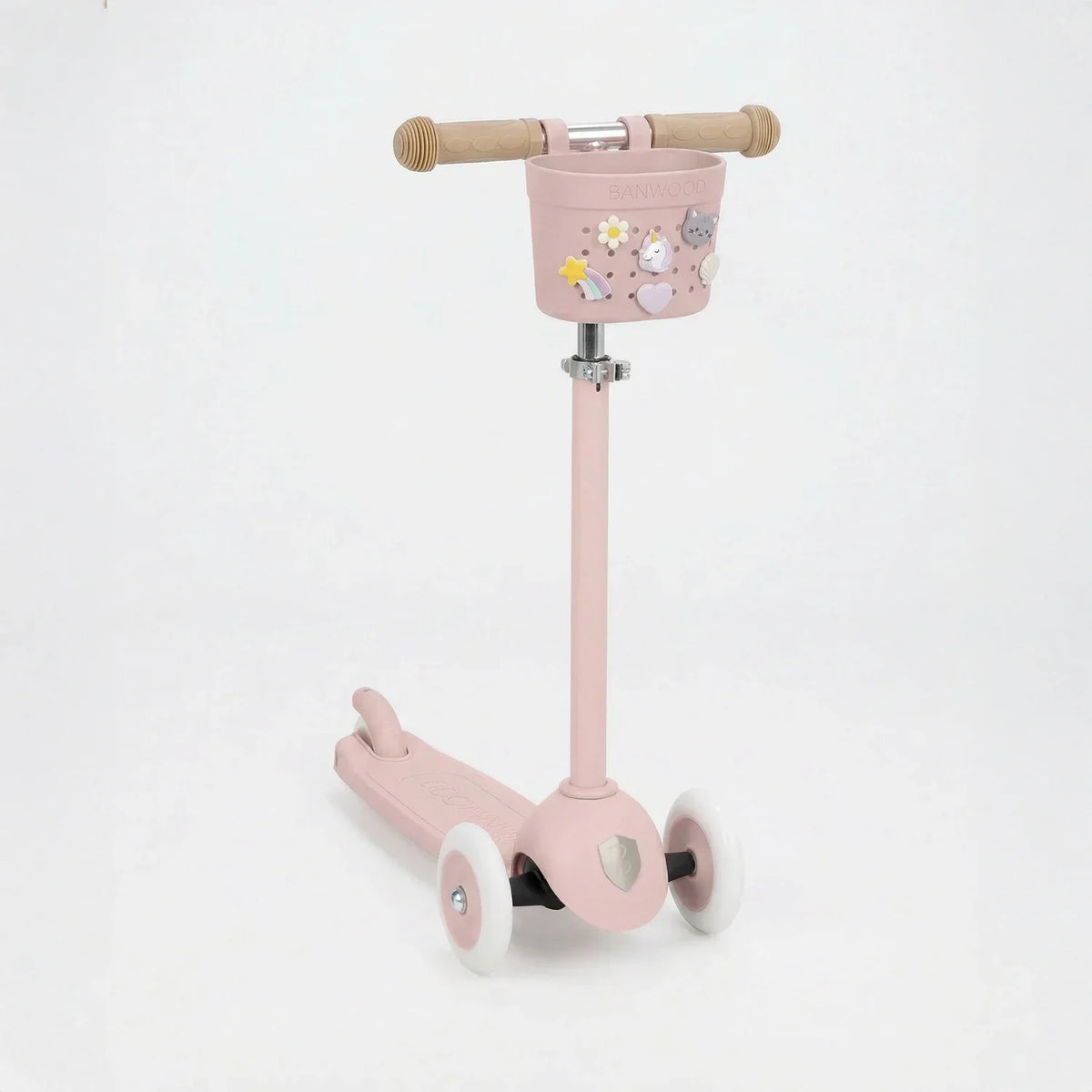Fahrradkorb Kinder Faded Pink – Banwood Pin & Ride Korb, Ansicht 3