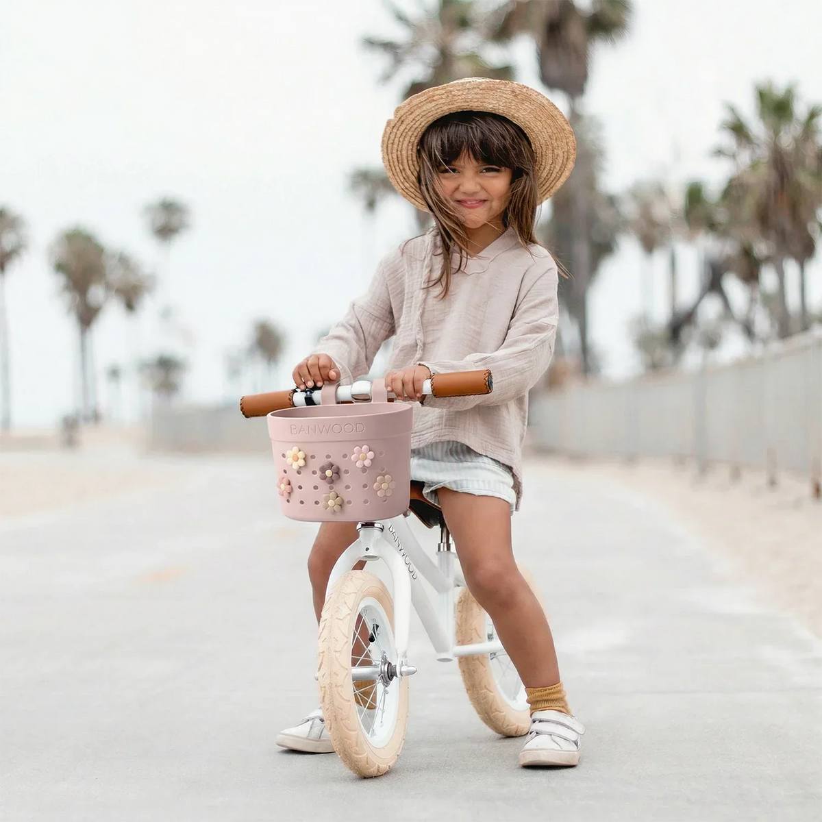 Fahrradkorb Kinder Faded Pink – Banwood Pin & Ride Korb, Ansicht 4