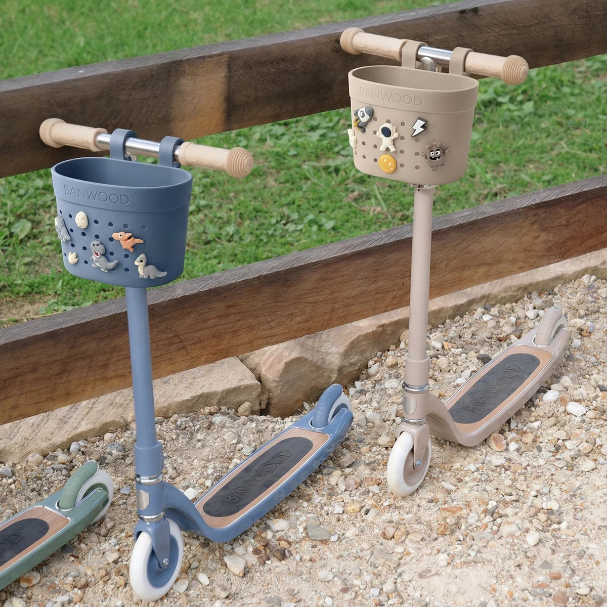 Fahrradkorb Kinder Sand – Banwood Pin & Ride Korb, Ansicht 8