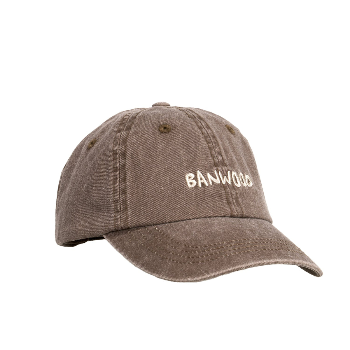 Kinder Cap Braun – Banwood Washed Cap, Ansicht 3