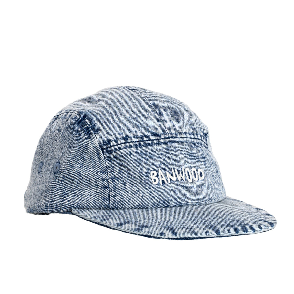 Kinder Cap Denim – Banwood Washed 5-Panel Cap, Ansicht 3