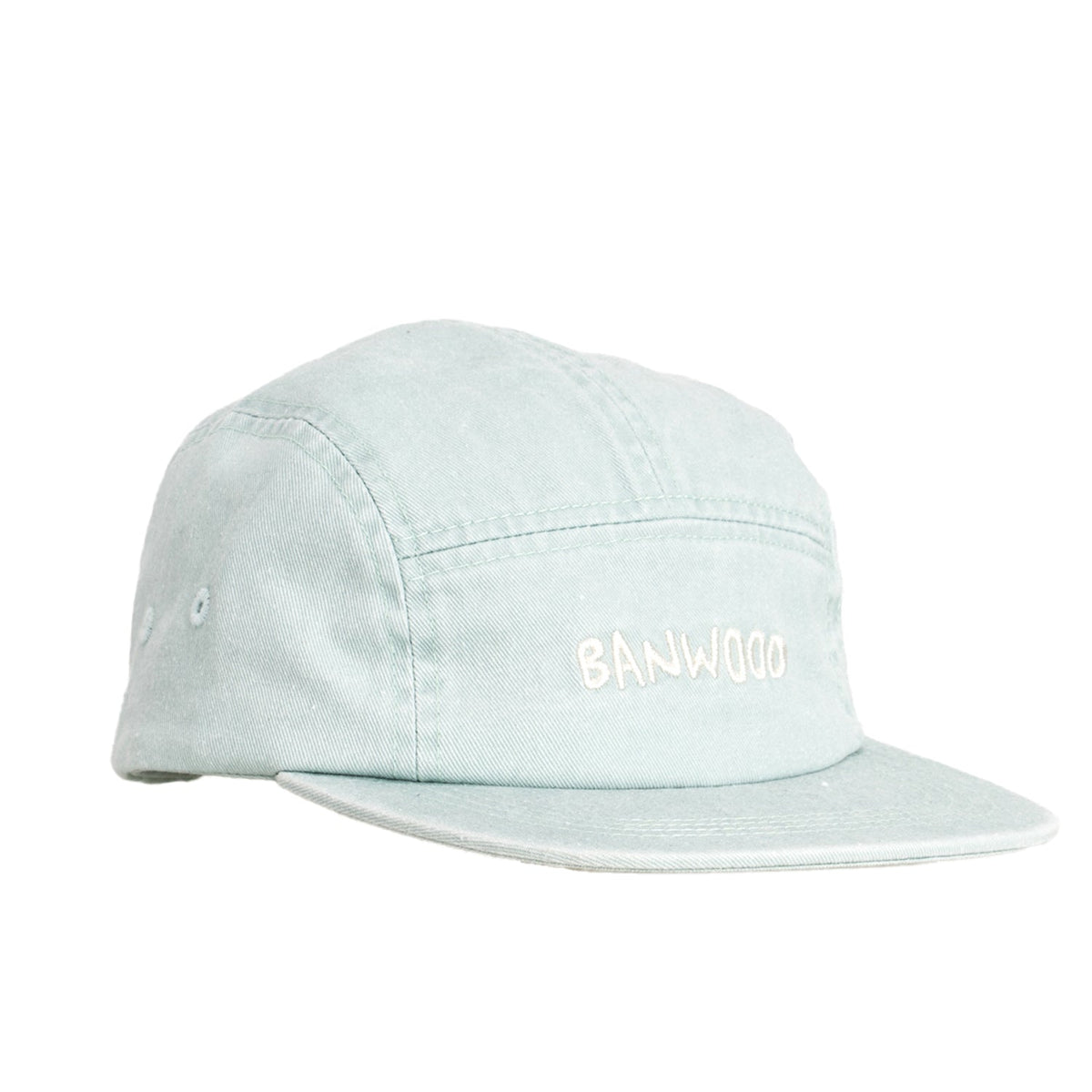 Kinder Cap Pale Mint – Banwood Washed 5-Panel Cap, Ansicht 2