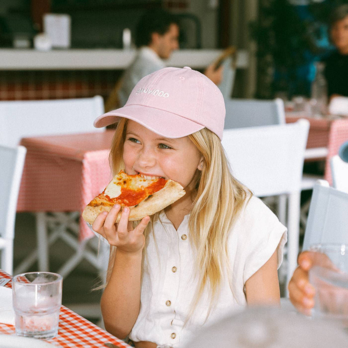 Kinder Cap Rosa – Banwood Washed Cap, Ansicht 2