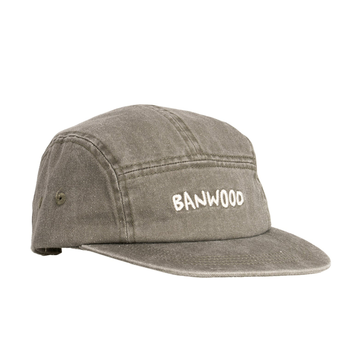 Kinder Cap Salbei – Banwood Washed 5-Panel Cap, Ansicht 3