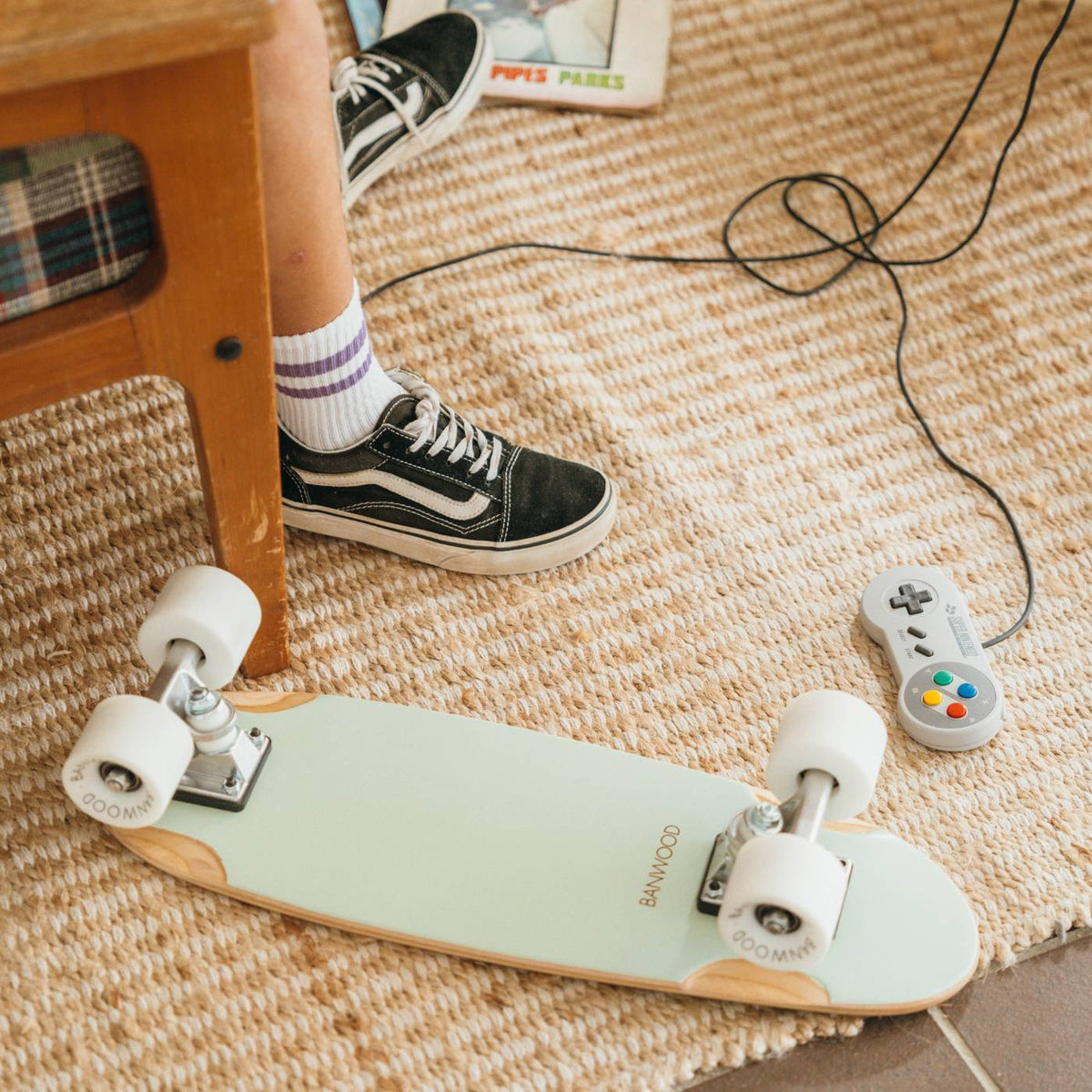 Kinder Skateboard Pale Mint – Banwood Cruiser, Ansicht 2