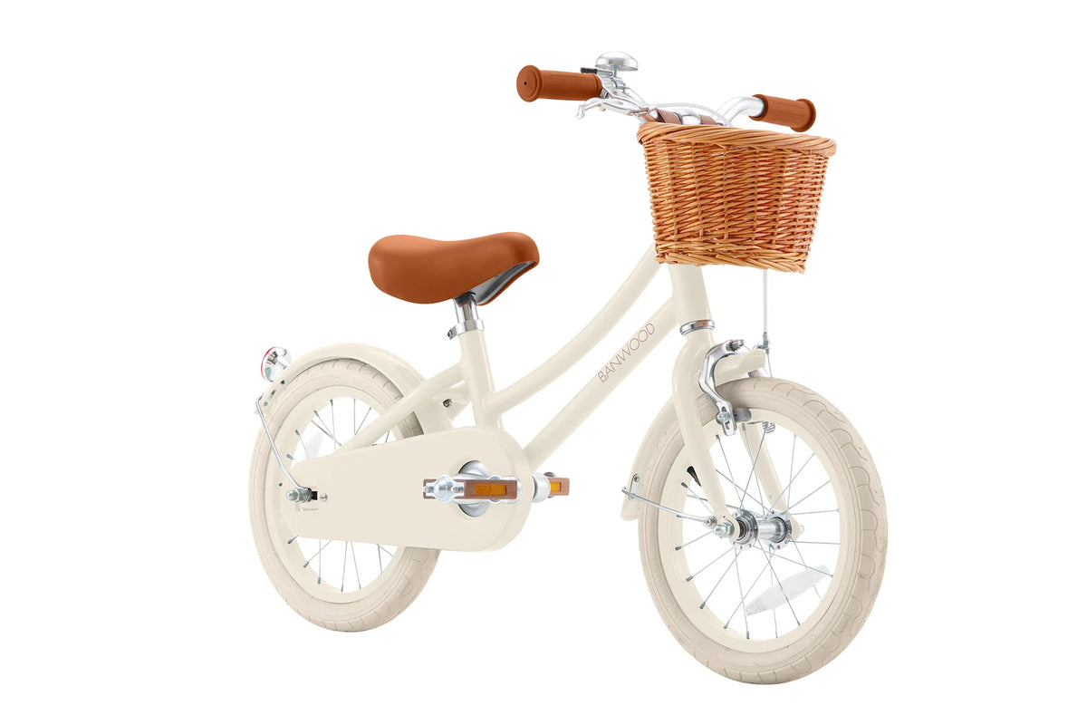 Kinderfahrrad 14 Zoll Creme – Banwood Classic Bike, Ansicht 3