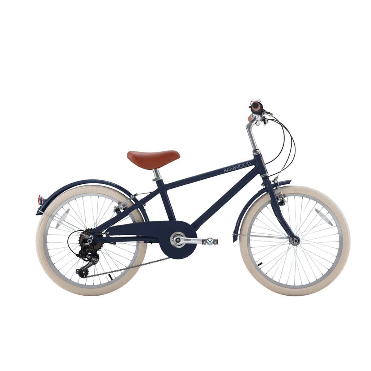 Kinderfahrrad 20 Zoll Marineblau – Banwood Classic Bike, Ansicht 6