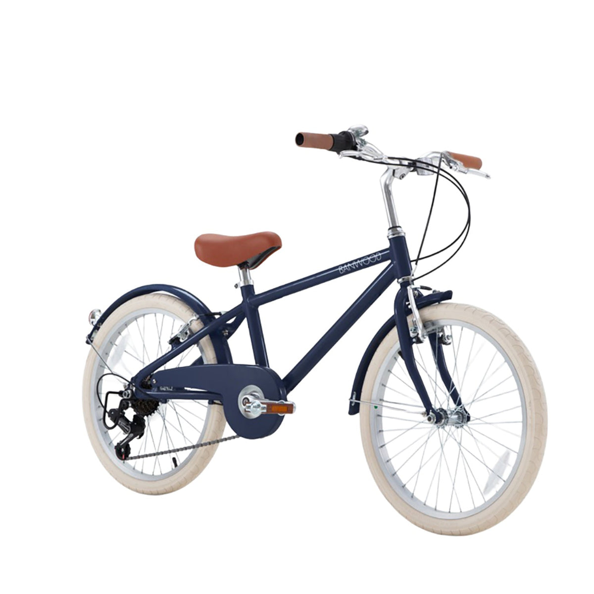 Kinderfahrrad 20 Zoll Marineblau – Banwood Classic Bike, Ansicht 7