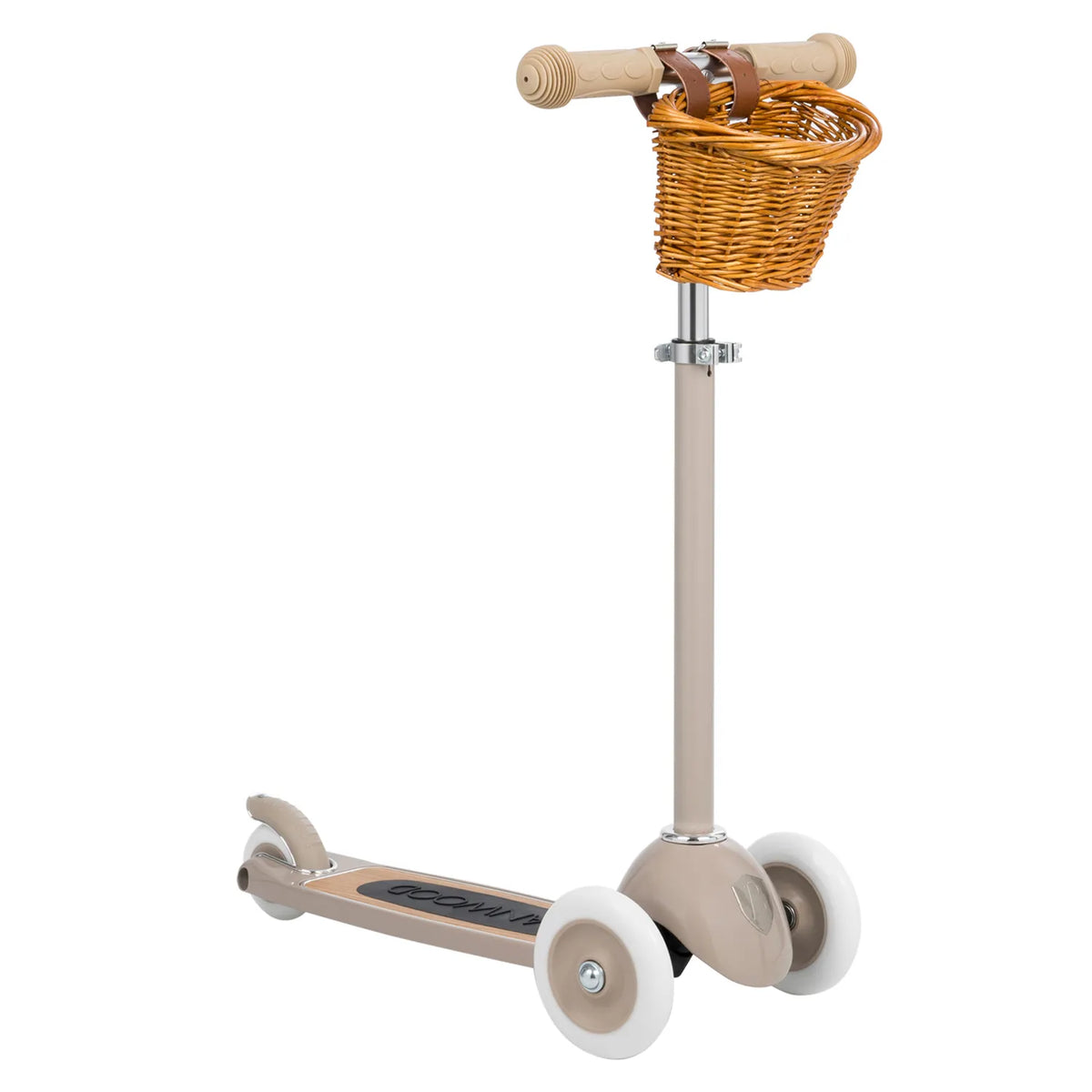 Kinderroller 3 Räder Beige – Banwood Vintage Scooter, Produktbild