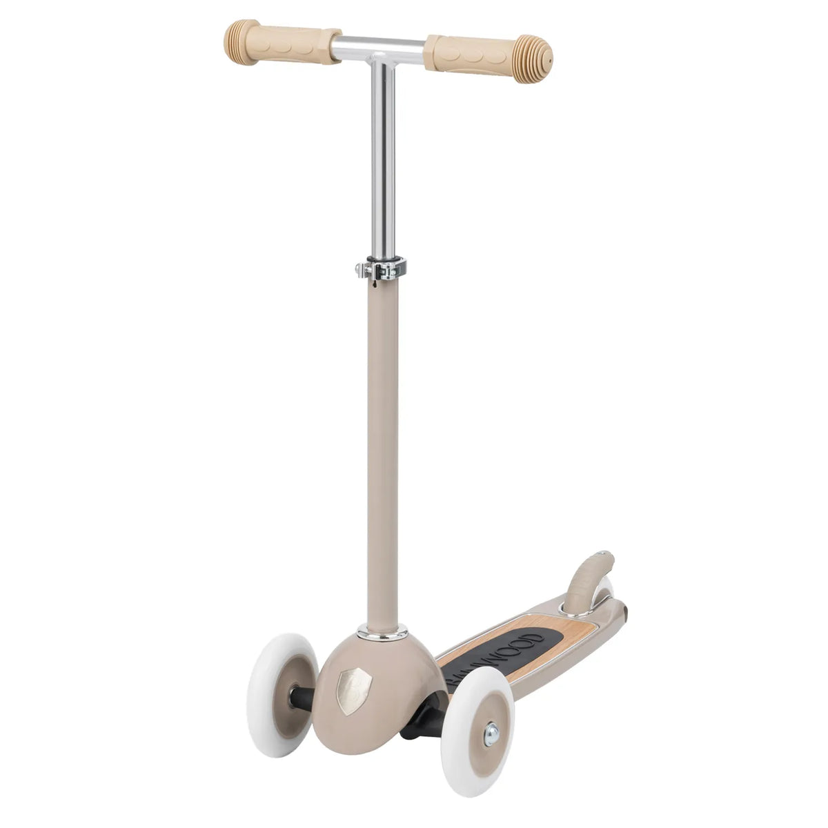 Kinderroller 3 Räder Beige – Banwood Vintage Scooter, Ansicht 7