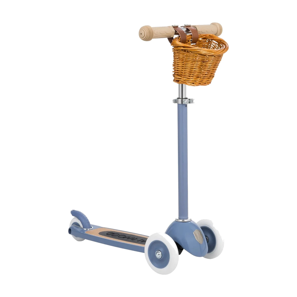 Kinderroller 3 Räder Blau – Banwood Vintage Scooter, Produktbild
