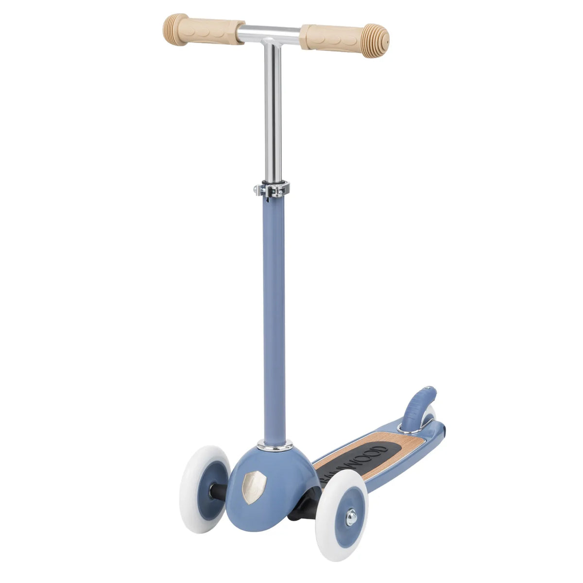 Kinderroller 3 Räder Blau – Banwood Vintage Scooter, Ansicht 7