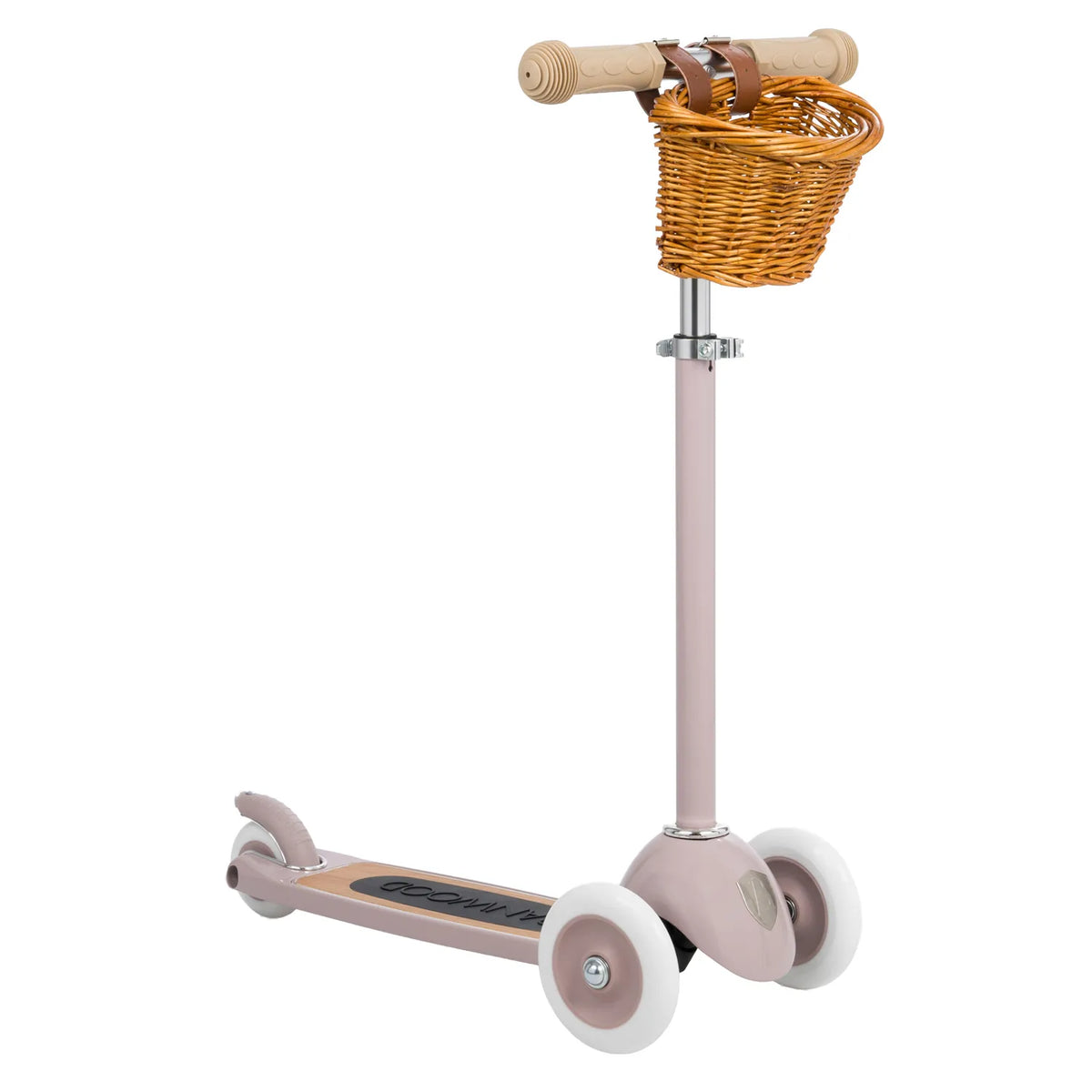 Kinderroller 3 Räder Dusty Pink – Banwood Vintage Scooter, Produktbild