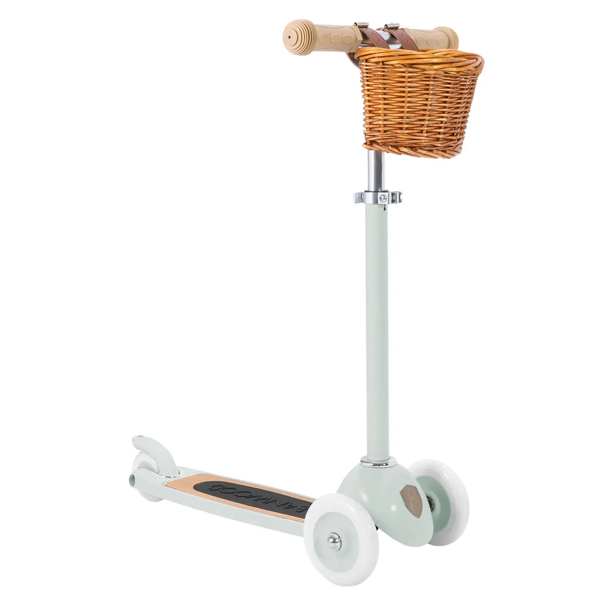 Kinderroller 3 Räder Pale Mint – Banwood Vintage Scooter, Produktbild