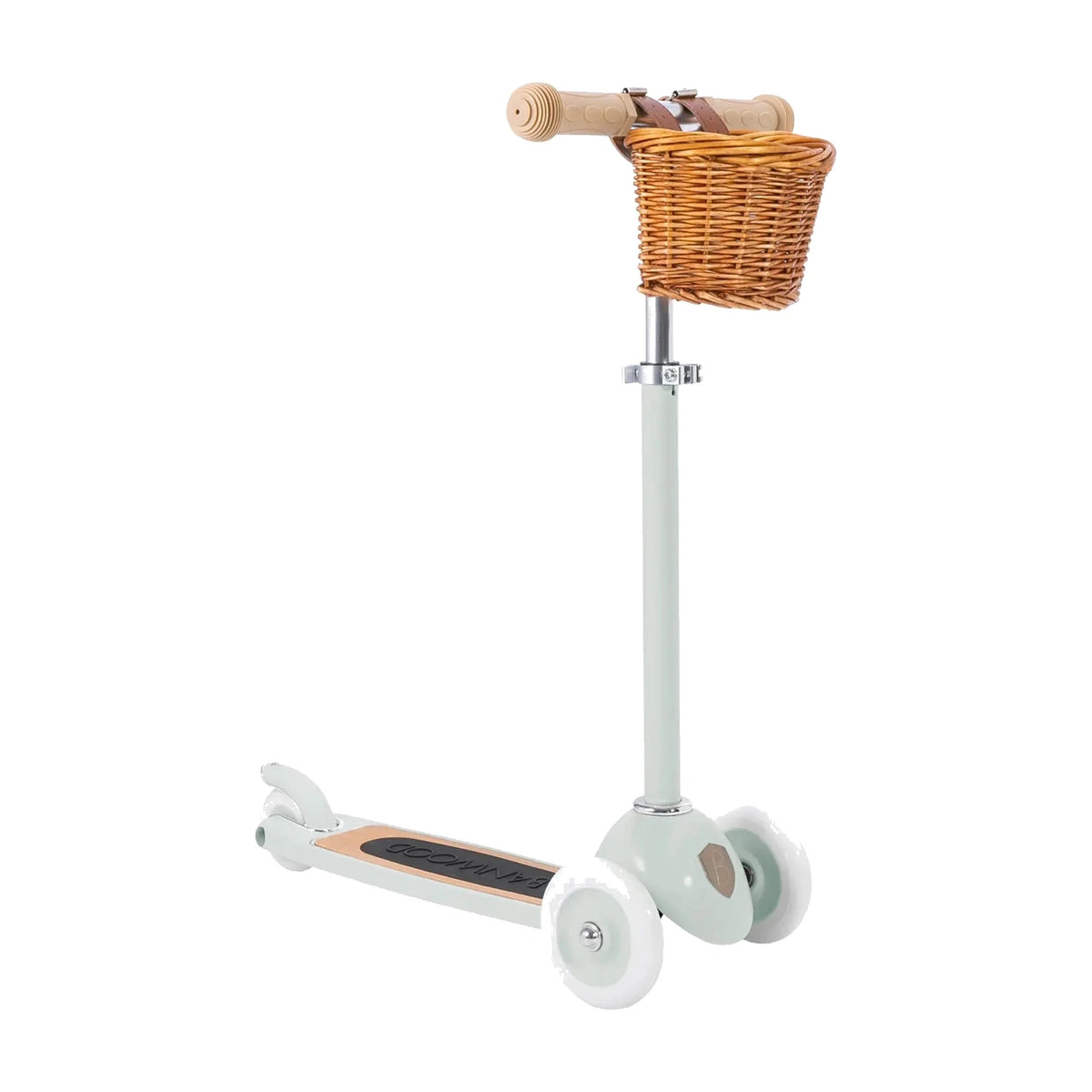 Kinderroller 3 Räder Pale Mint – Banwood Vintage Scooter, Produktbild