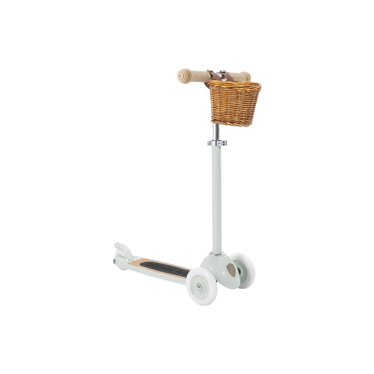 Kinderroller 3 Räder Pale Mint – Banwood Vintage Scooter, Ansicht 5