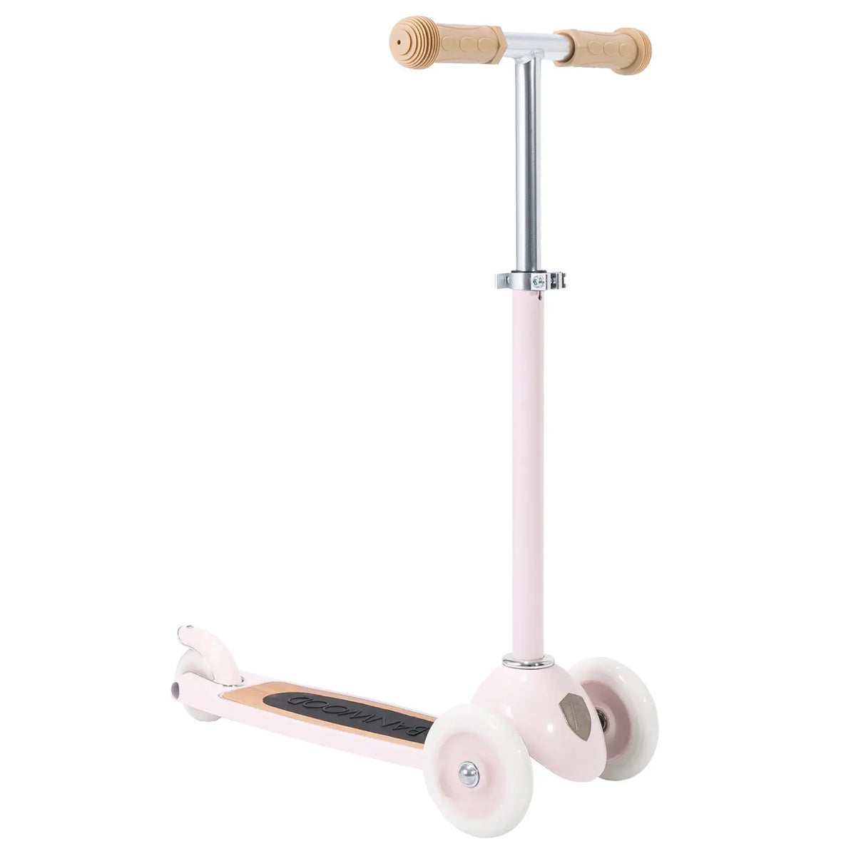 Kinderroller 3 Räder Rosa – Banwood Vintage Scooter, Ansicht 3