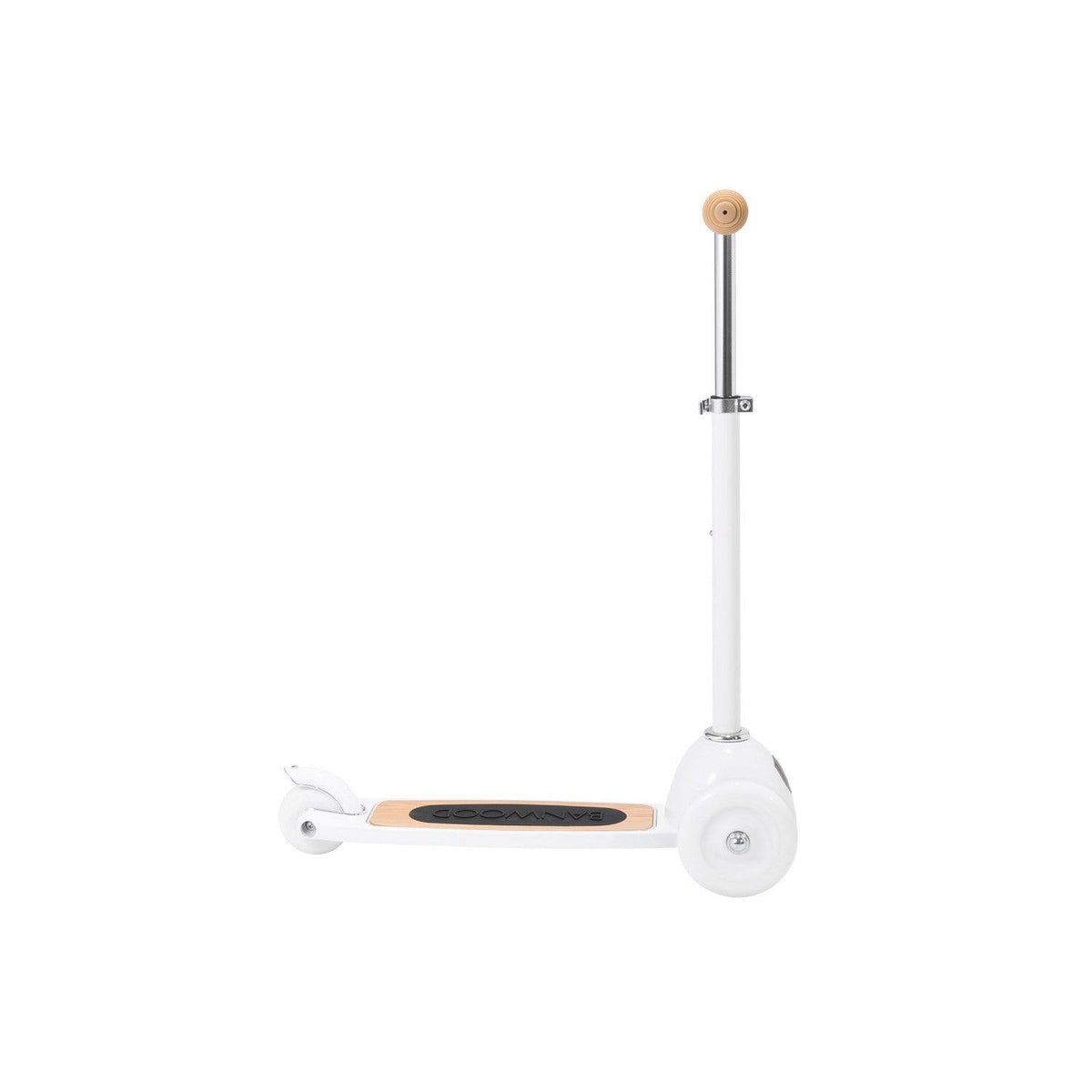 Kinderroller 3 Räder Weiß – Banwood Vintage Scooter, Ansicht 4