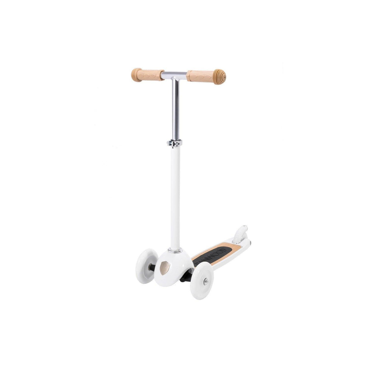 Kinderroller 3 Räder Weiß – Banwood Vintage Scooter, Ansicht 7