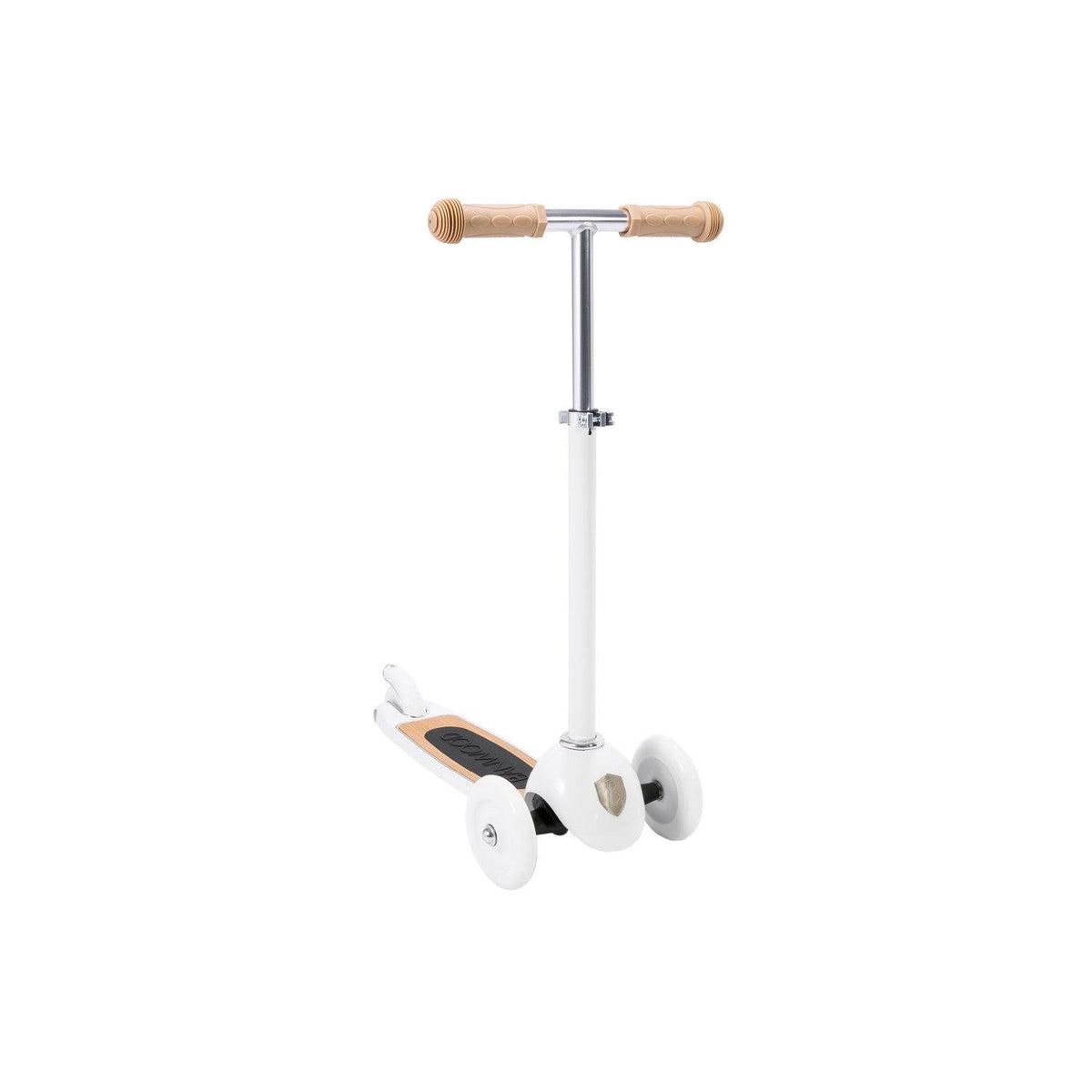 Kinderroller 3 Räder Weiß – Banwood Vintage Scooter, Ansicht 8
