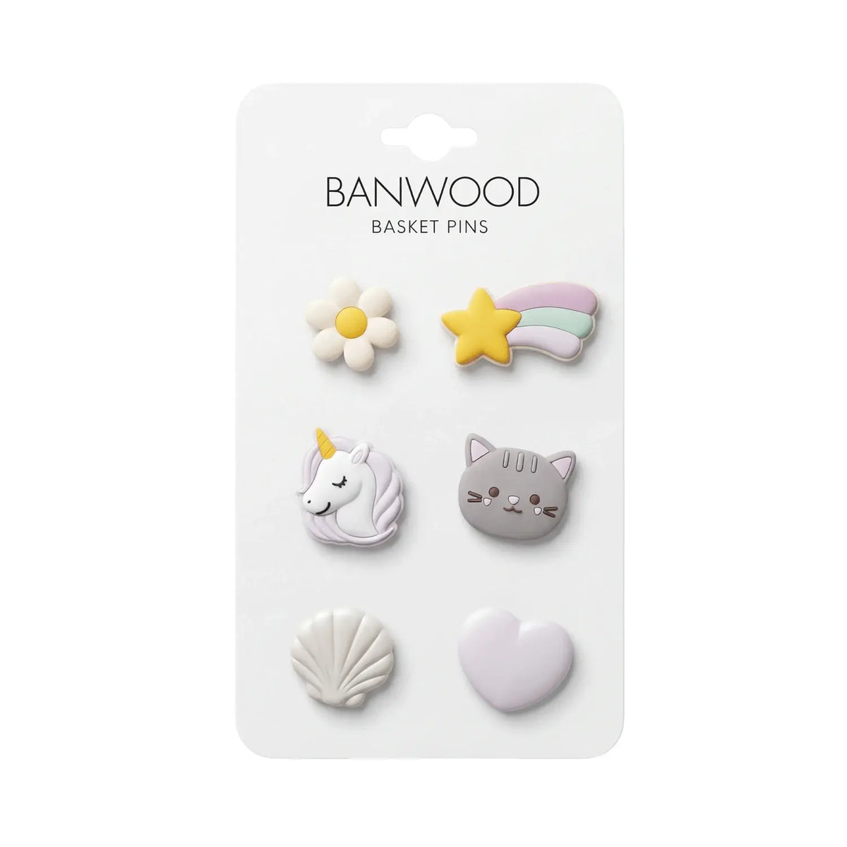Korb-Pins Magie – Banwood Pin & Ride (12 Stück), Produktbild