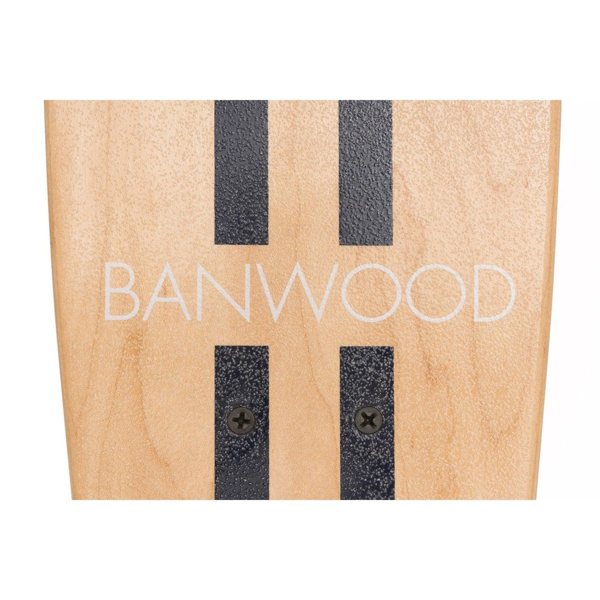 Banwood Skateboard Blau – Detail der Deckoberfläche