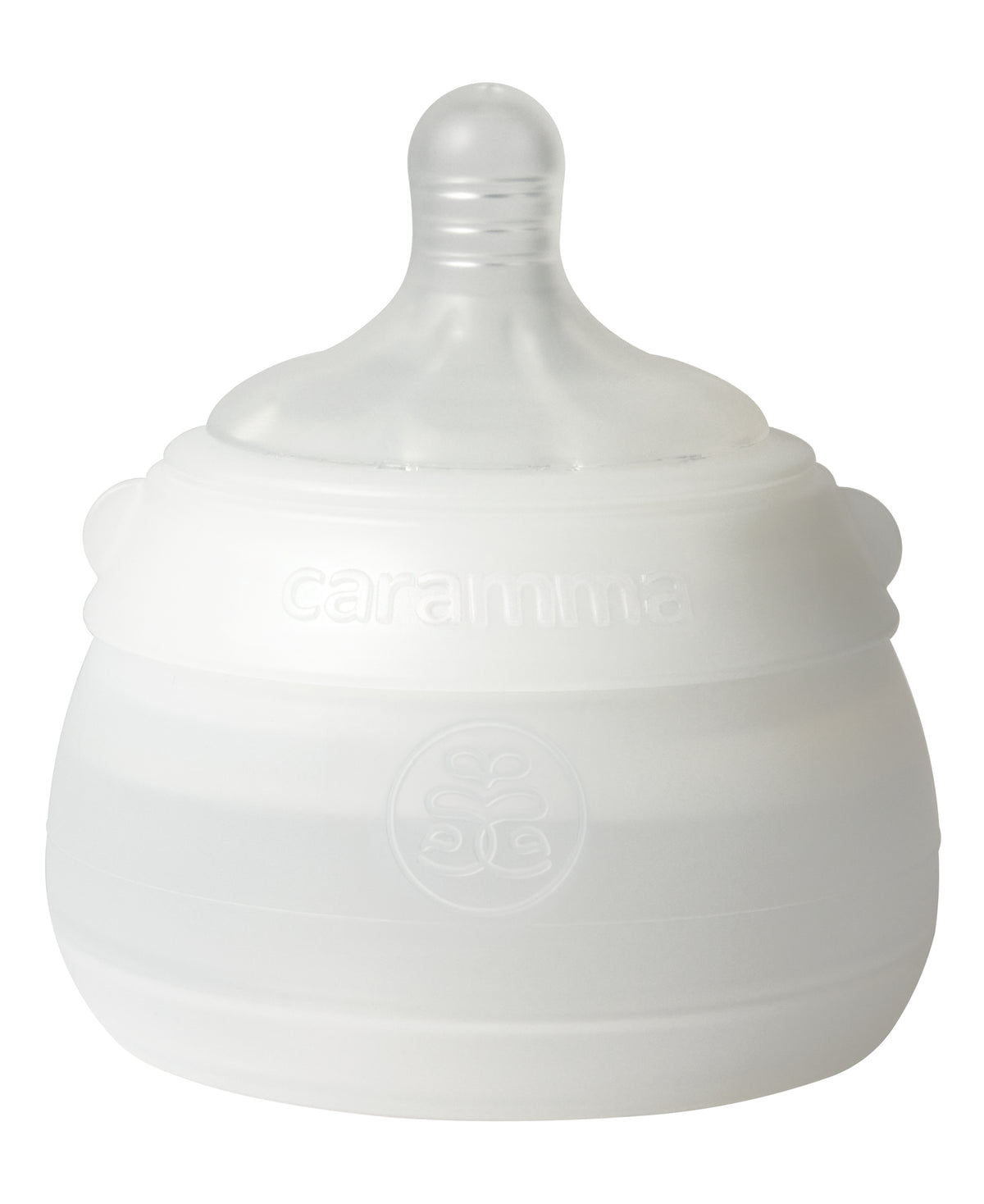 caramma Support-Flasche klein 150 ml aus Silikon mit Sauger