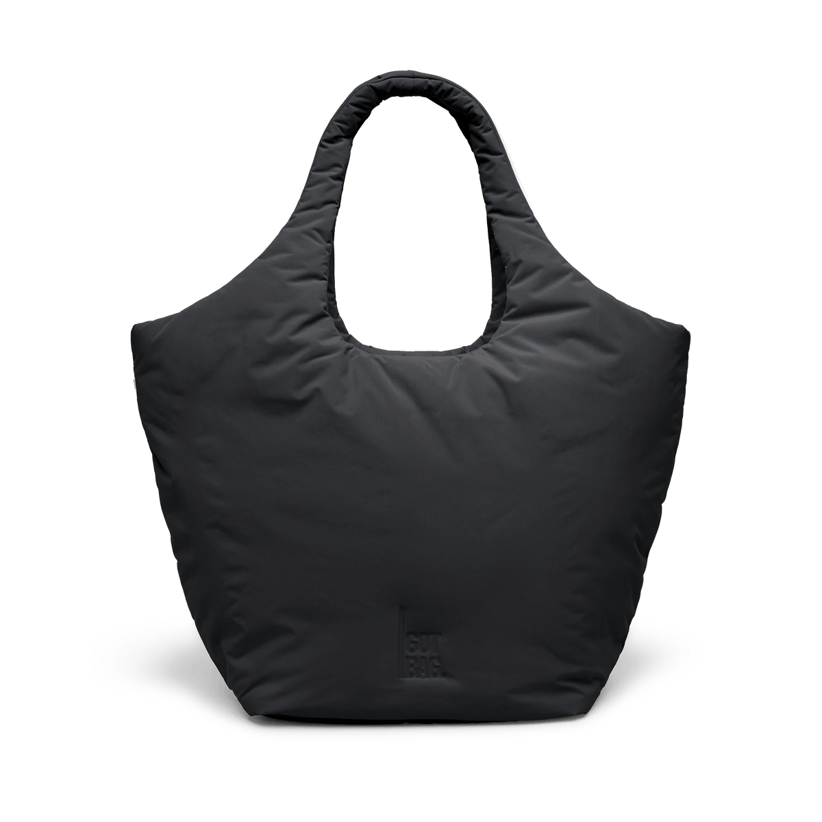 GOT BAG Cloud Tote Bag Shopper in Schwarz, als Studioaufnahme in Frontansicht