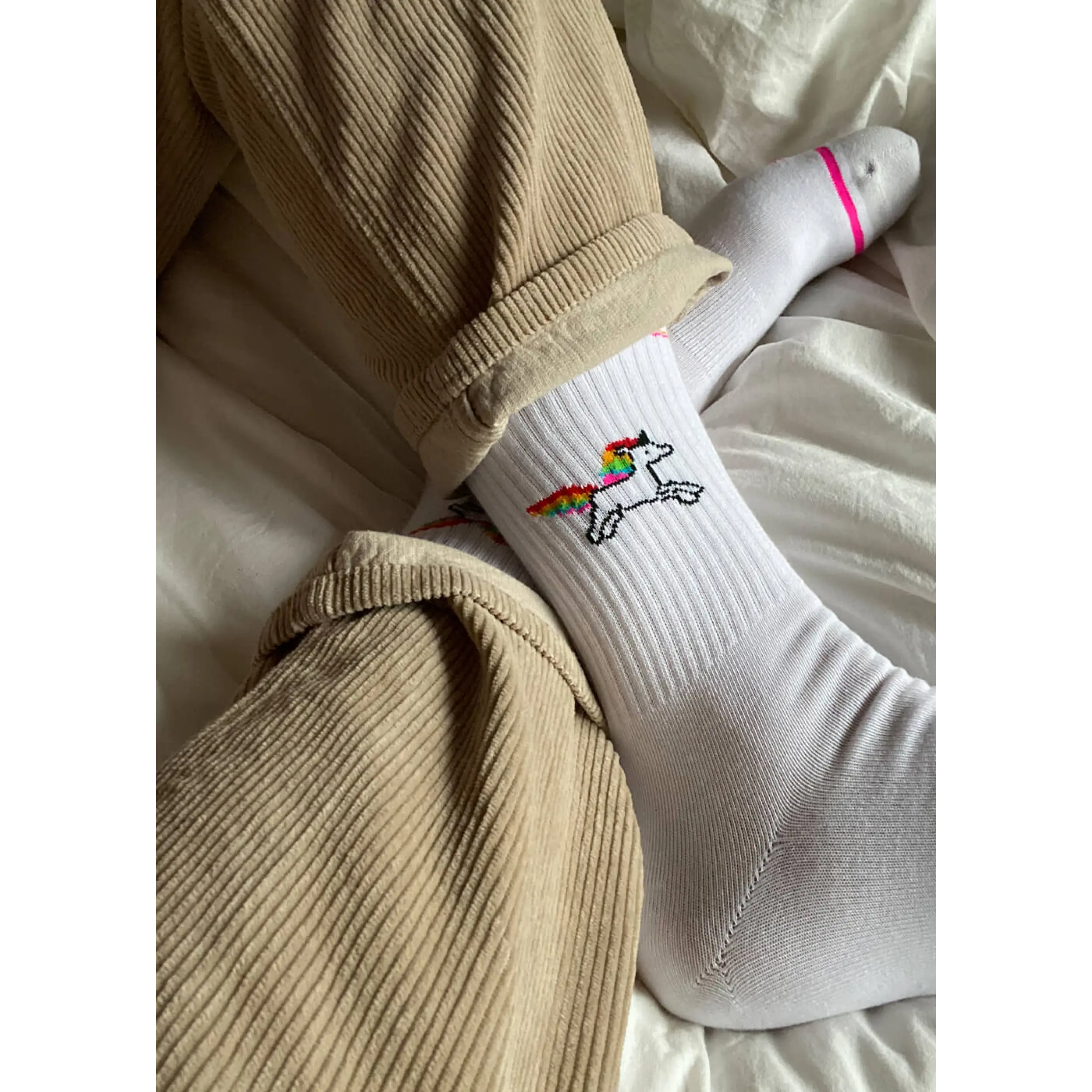 Einhorn Tennissocken aus Baumwolle - Kinderhelme & Sicherheit